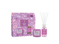 Подаръчен ароматен комплект с лавандула Aromas Serene Relax Лавандула (дифузер 95 мл. + свещ 90 гр.) - La Casa de los Aromas