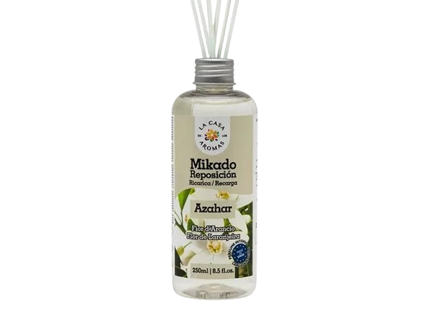 Дифузер с ратанови пръчици Orange Flower 50 мл. - La Casa de los Aromas Дифузер с ратанови пръчици Orange Flower 50 мл. - La Casa de los Aromas