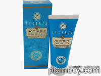 Почистваща маска с кисело мляко и натурална хума Leganza Yoghurt - Rosa Impex